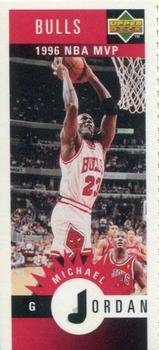 1996-97 Collector's Choice Spanish - Mini-Cards #M11 Michael Jordan Front