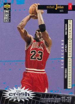 1996-97 Collector's Choice Spanish - You Crash the Game Scoring #C30 Michael Jordan - VAR: November 11-17 (W) Front