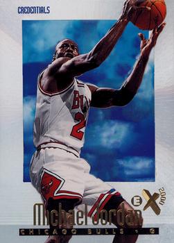 1996-97 E-X2000 - Credentials #9 Michael Jordan Front
