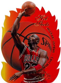 1996-97 Flair Showcase - Hot Shots #1 Michael Jordan Front