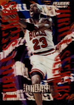 1996-97 Fleer - Thrill Seekers #6 Michael Jordan Front
