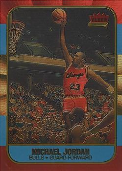1996-97 Fleer #NNO Michael Jordan - Polychrome Refractor Gold, Unreleased Front