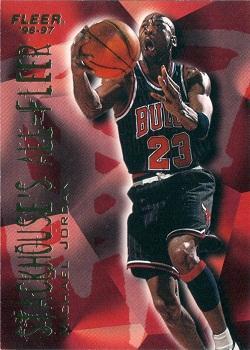 1996-97 Fleer European - Stackhouse's All-Fleer #4 Michael Jordan Front