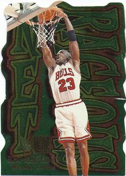 1996-97 Metal - Net-Rageous #5 Michael Jordan Front