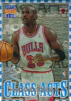 1996-97 Stadium Club - Class Acts Refractors #CA1 Michael Jordan / Jerry Stackhouse Front