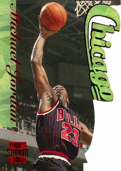 1996-97 Stadium Club - Fusion #F1 Michael Jordan Front