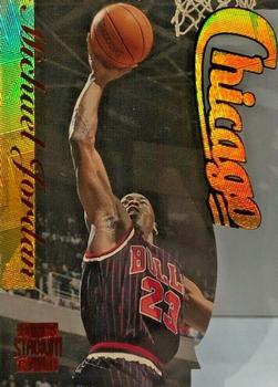1996-97 Stadium Club - Member's Only Fusion #F1 Michael Jordan Front