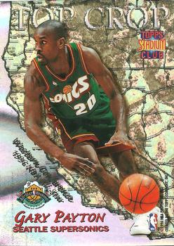 1996-97 Stadium Club - Top Crop #TC9 Gary Payton/Michael Jordan Front