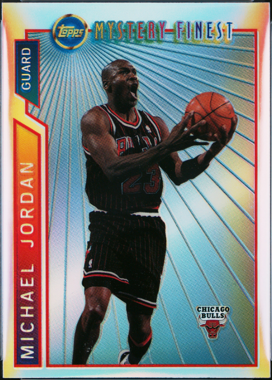 1996-97 Topps - Mystery Finest Bordered Refractor #M14 Michael Jordan Front