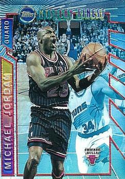 1996-97 Topps - Mystery Finest Borderless Refractor #M14 Michael Jordan Front