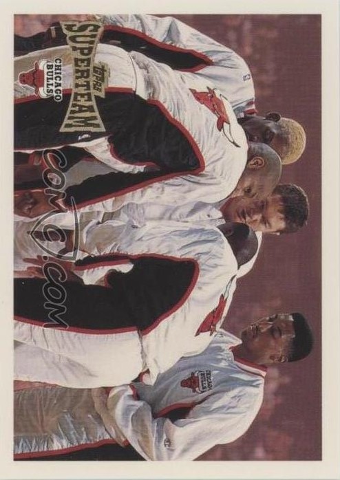 1996-97 Topps - Super Teams #NNO Chicago Bulls Front