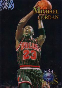 1996-97 Topps Stars - Finest Atomic Refractors #24 Michael Jordan Front