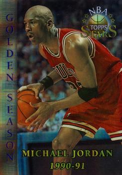 1996-97 Topps Stars - Finest Atomic Refractors #74 Michael Jordan Front