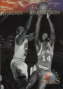 1996-97 Topps Stars - Imagine Members Only #I-6 Michael Jordan / Oscar Robertson Front