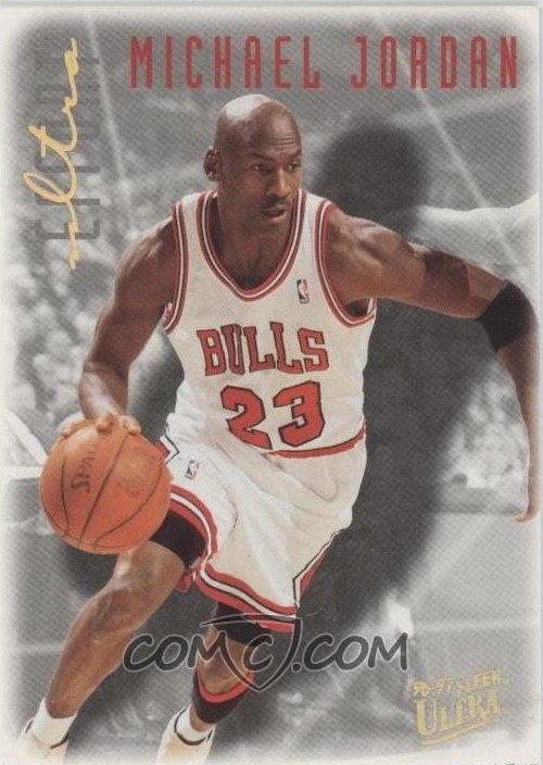 1996-97 Ultra - Gold Medallion #143 Michael Jordan - No "G-" prefix on card number Front