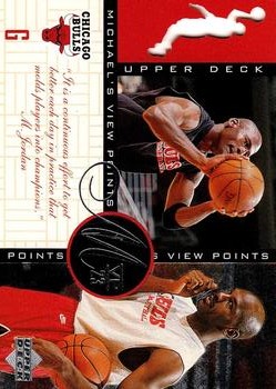 1996-97 Upper Deck - Michael's Viewpoints #VP1 Michael Jordan Front