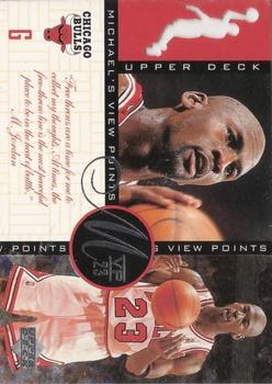 1996-97 Upper Deck - Michael's Viewpoints #VP5 Michael Jordan Front