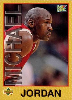 1996-97 Upper Deck Ball Park Franks Michael Jordan #BP3 Michael Jordan - Defense Front