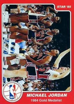 1984-85 Star Olympic Michael Jordan (Unlicensed) #9 Michael Jordan Front