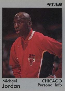 1991 Star Michael Jordan (Unlicensed) - Gray Border #5 Michael Jordan - Personal Info Front
