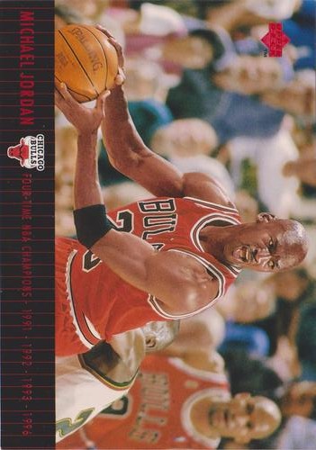 1997 Upper Deck Gatorade Michael Jordan #MJ1 Michael Jordan Front