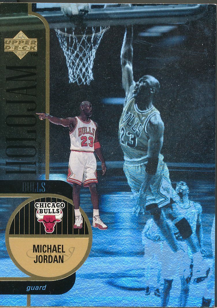 1997 Upper Deck Holojam #1 Michael Jordan Front