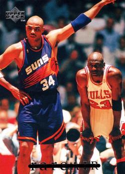 1997 Upper Deck Michael Jordan Rare Air Tribute Box Set #42 Michael Jordan / Charles Barkley Front