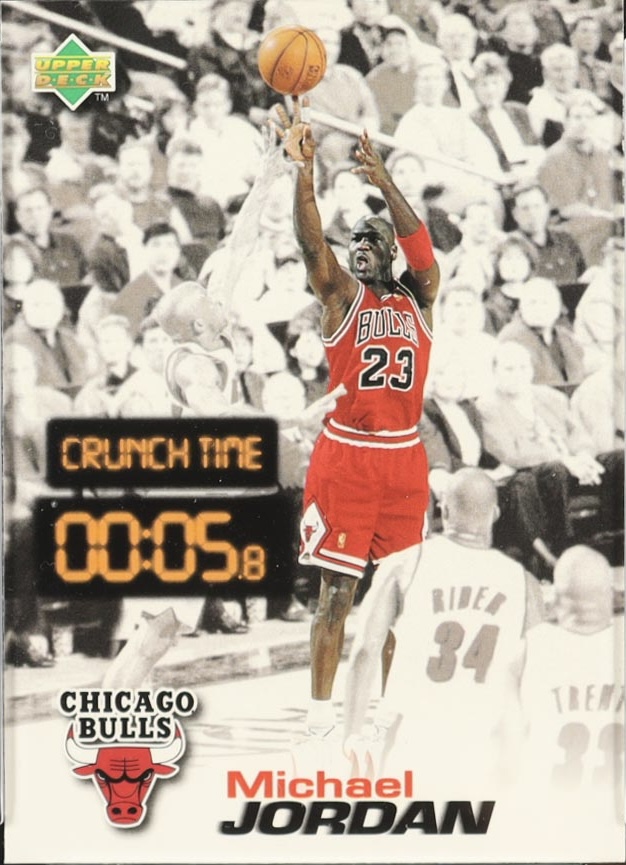 1997 Upper Deck Nestle Crunch Time #CT05 Michael Jordan Front