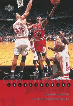 1997 Upper Deck The Jordan Championship Journals #13 Michael Jordan Front