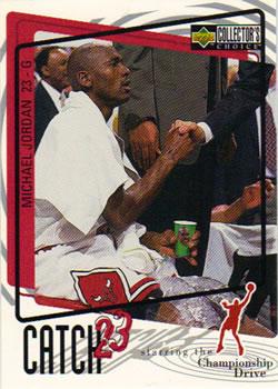 1997-98 Collector's Choice - Catch 23 Jumbos #C4 Michael Jordan Front