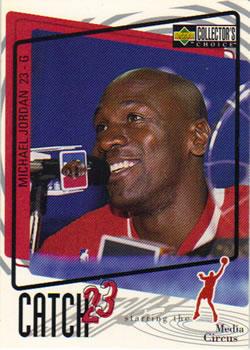 1997-98 Collector's Choice - Catch 23 Jumbos #C6 Michael Jordan Front