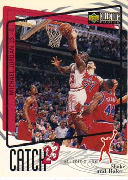 1997-98 Collector's Choice - Catch 23 Jumbos #C8 Michael Jordan Front