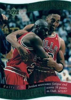 1997-98 Collector's Choice - Memorable Moments #1 Michael Jordan Front