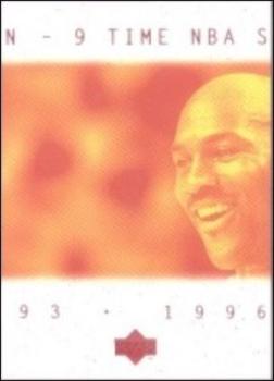 1997-98 Collector's Choice - Michael Jordan #MJ5 Michael Jordan - 9 Time NBA Scoring Leader Front