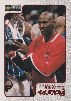 1997-98 Collector's Choice - MJ Rewind Exchange #R11 Michael Jordan - 1995-96 Season Front