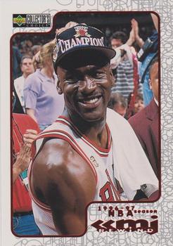 1997-98 Collector's Choice - MJ Rewind Exchange #R12 Michael Jordan - 1996-97 Season Front