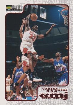 1997-98 Collector's Choice - MJ Rewind Exchange #R13 Michael Jordan - Career Front