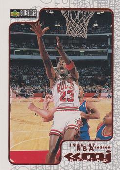 1997-98 Collector's Choice - MJ Rewind Exchange #R3 Michael Jordan - 1986-87 Season Front