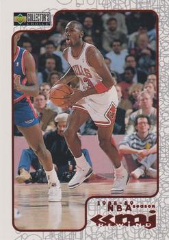 1997-98 Collector's Choice - MJ Rewind Exchange #R5 Michael Jordan - 1988-89 Season Front