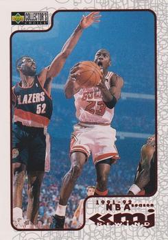 1997-98 Collector's Choice - MJ Rewind Exchange #R8 Michael Jordan - 1991-92 Season Front