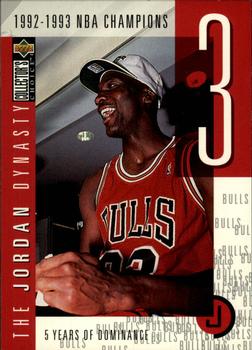 1997-98 Collector's Choice - The Jordan Dynasty #JD3 Michael Jordan Front