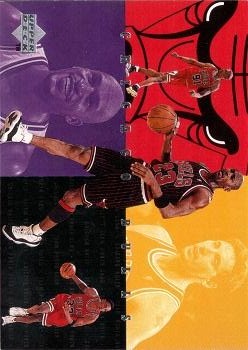 1997-98 Collector's Choice Chicago Bulls #CB10 Team Photo Card Front