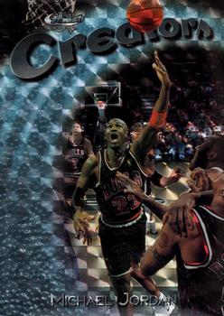 1997-98 Finest - Embossed Refractors #287 Michael Jordan Front