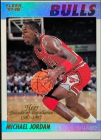 1997-98 Fleer - Decade of Excellence Rare Traditions #5 Michael Jordan Front