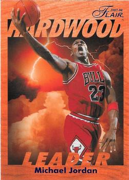 1997-98 Fleer - Flair Hardwood Leaders #4 Michael Jordan Front