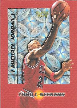 1997-98 Fleer - Thrill Seekers #7TS Michael Jordan Front