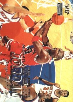 1997-98 Fleer - Traditions Crystal #23 Michael Jordan Front