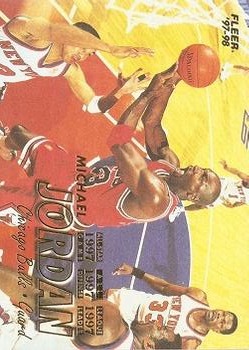 1997-98 Fleer #23 Michael Jordan Front