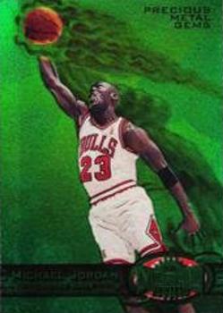 1997-98 Metal Universe - Precious Metal Gems Emerald #23 PMG Michael Jordan Front