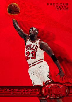 1997-98 Metal Universe - Precious Metal Gems Red #23 PMG Michael Jordan Front